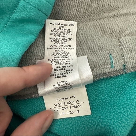 Spyder Blue Athletic Full-Zip Soft Shell Jacket Size Medium - Picture 14 of 16